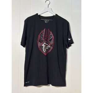 Nike Dri-FIT Atlanta Falcons Football Geometric Logo T-Shirt  Men's Large